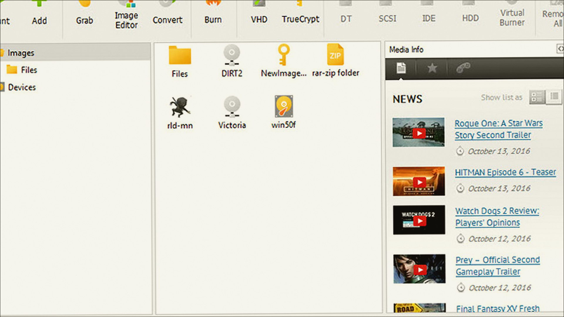 DAEMON Tools Pro tools