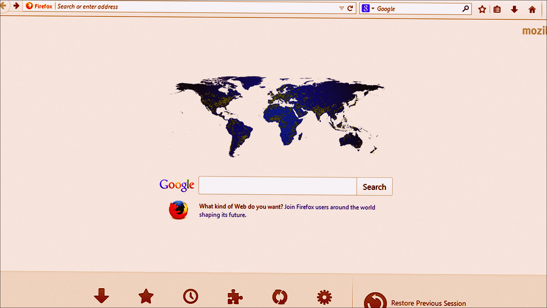 Firefox workspace