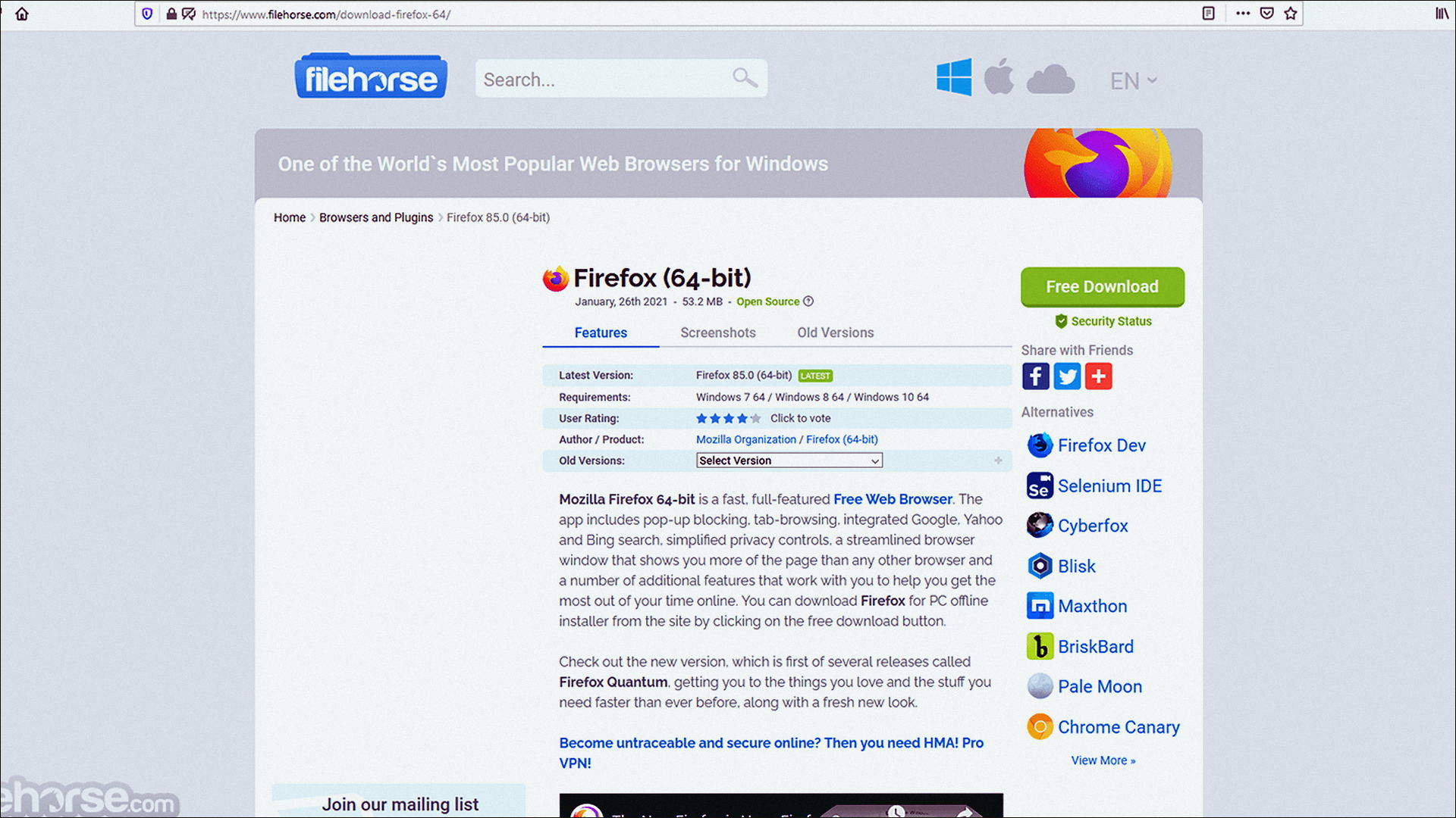 Firefox tools